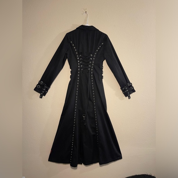 RARE Tripp NYC full length maxi trench coat/jacket - Picture 3 of 7